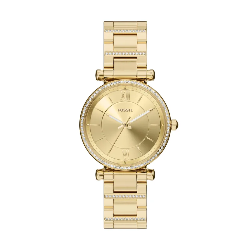 Ρολόι Fossil Carlie ES5465 Χρυσό