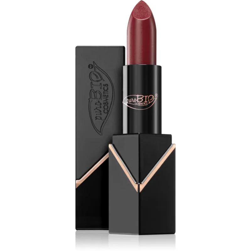 puroBIO Cosmetics Creamy Matte κρεμώδες κραγιόν απόχρωση 101 Ροζ Nude 4,4 γρ