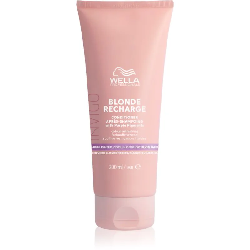 Wella Professionals Invigo Blonde Recharge Βιολέ κοντίσιονερ εξουδετέρωση κίτρινων αποχρώσεων 200 ml