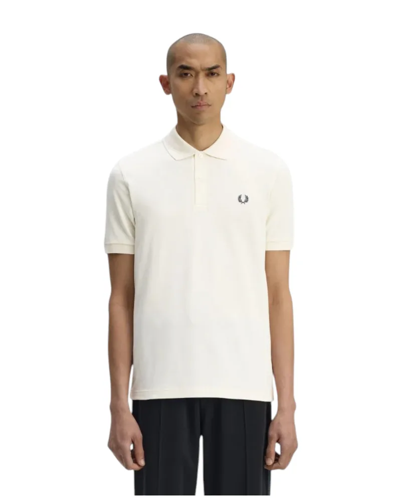 Fred Perry Ανδρικό Polo Plain Shirt M6000-66A Εκρού