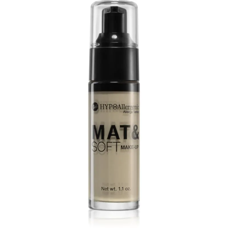 Bell Hypoallergenic Mat&Soft ελαφρύ ματ μεικ απ απόχρωση 01 Light Μπεζ 30 ml