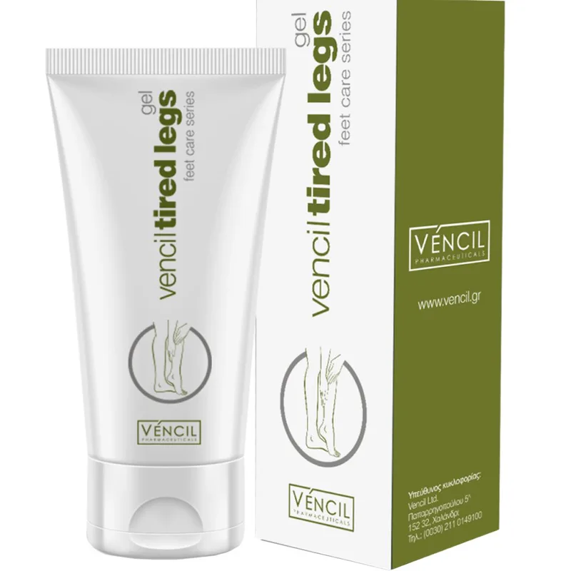 Vencil Tired Legs Gel Καταπραϋντικό Gel για την Ανακούφιση από το Αίσθημα Βάρους & Κούρασης στα Πρησμένα Πόδια 100ml