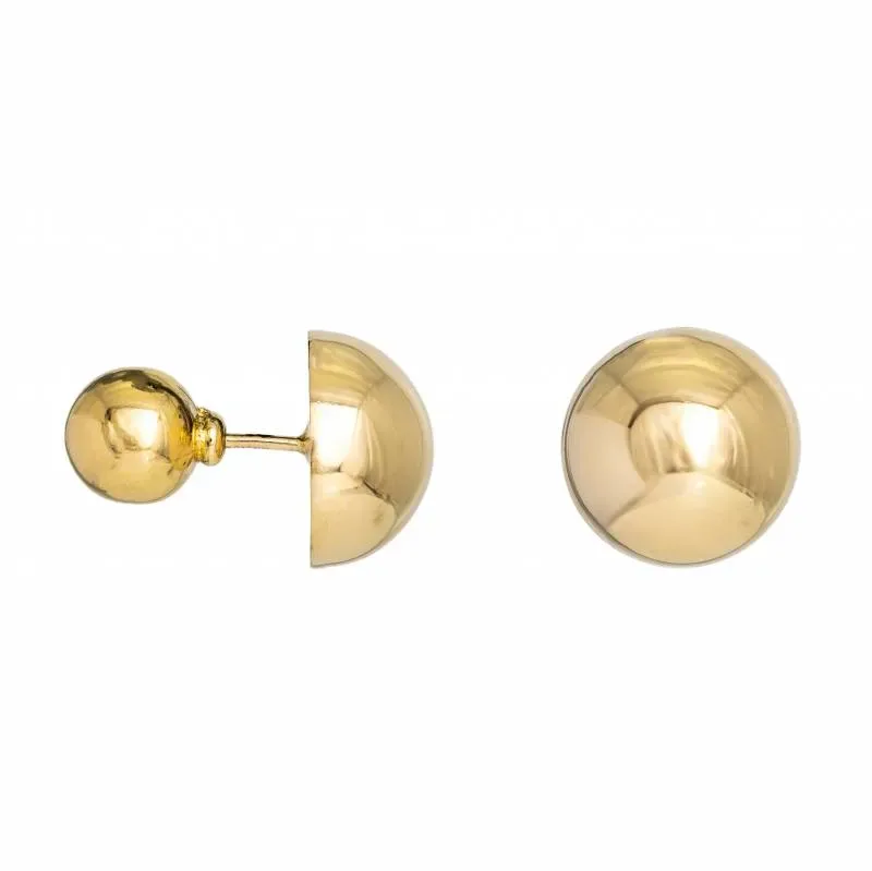 Επίχρυσα bulle σκουλαρίκια 925 Χρυσό Pearl 050510 050510 Ασήμι