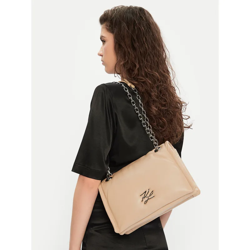 Τσάντα KARL LAGERFELD A1W30173 Μπεζ