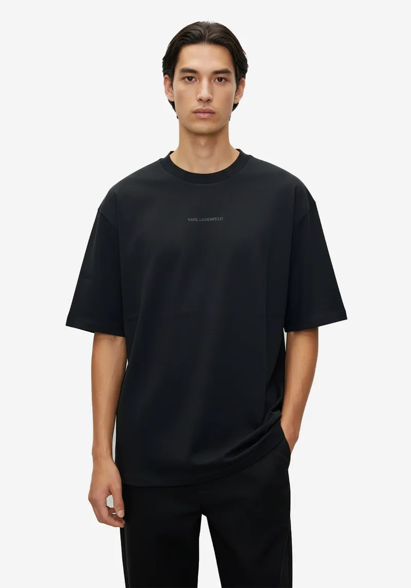 Karl Lagerfeld T Shirt της σειράς Pre - 755133 561225 990 Black