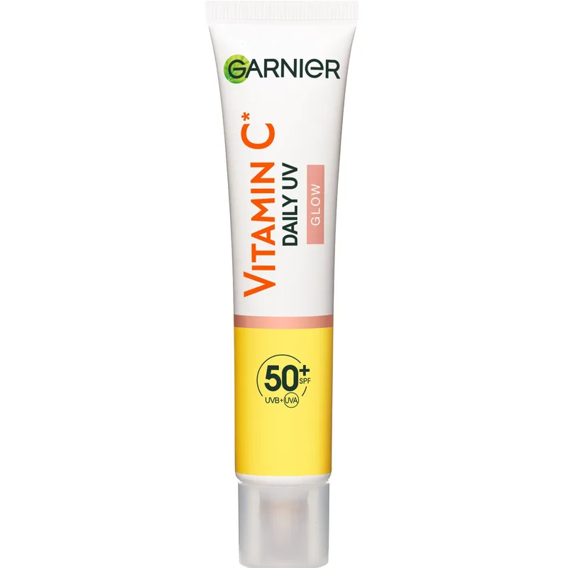 Garnier Skinactive Vitamin C Daily UV Glow-Boosting Fluid Spf50+ Αντηλιακή Κρέμα Προσώπου για Λάμψη Πολύ Υψηλής Προστασίας 40ml