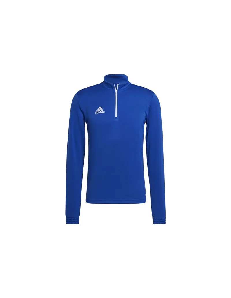 Adidas Entrada 22 Ανδρική Μπλούζα με Φερμουάρ Μακρυμάνικη Μπλε HG6286