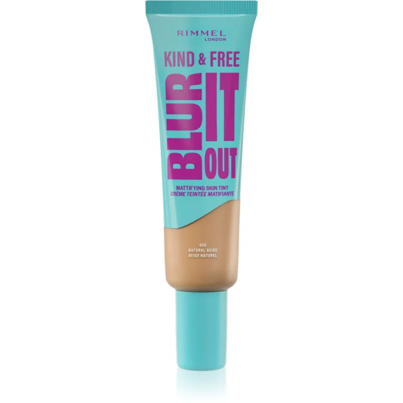 Rimmel Kind & Free Blur It Out ελαφρύ ενυδατικό μεικ απ απόχρωση 400 Natural Μπεζ 30 ml