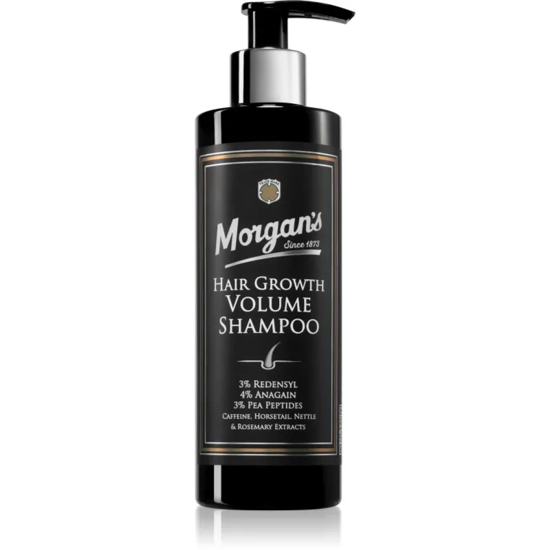 Morgan's Hair Growth Volume Shampoo σαμπουάν για την άναπτυξη των μαλλιών για άντρες 250 ml