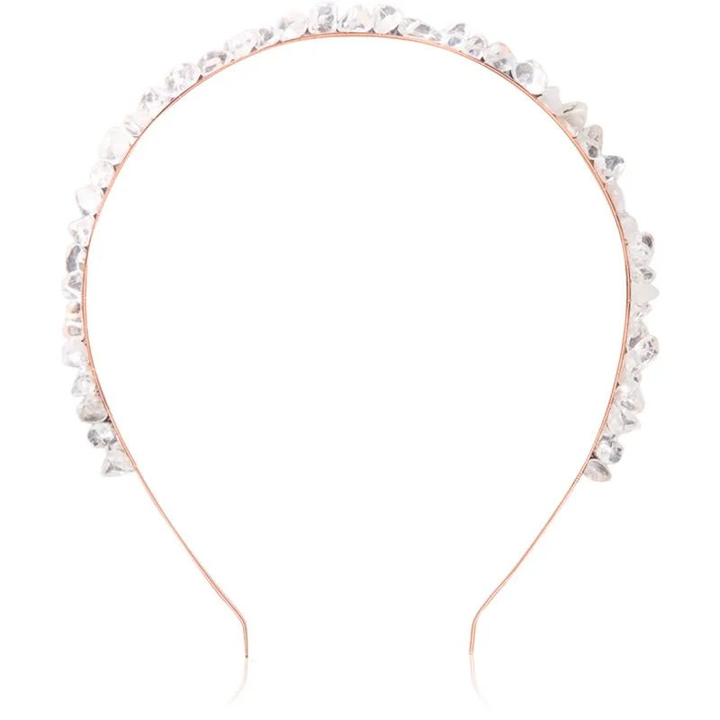 Crystallove Clear Quartz Hairband στέκα 1 τμχ