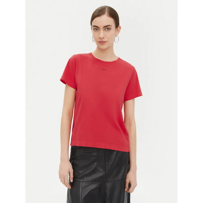 PINKO T-Shirt 100373 A228 Κόκκινο Regular Fit