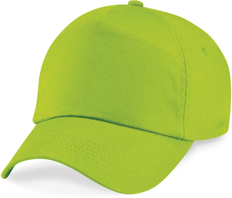 Παιδικό Καπέλο B10b Beechfield Πεντάφυλλο Junior Lime Green