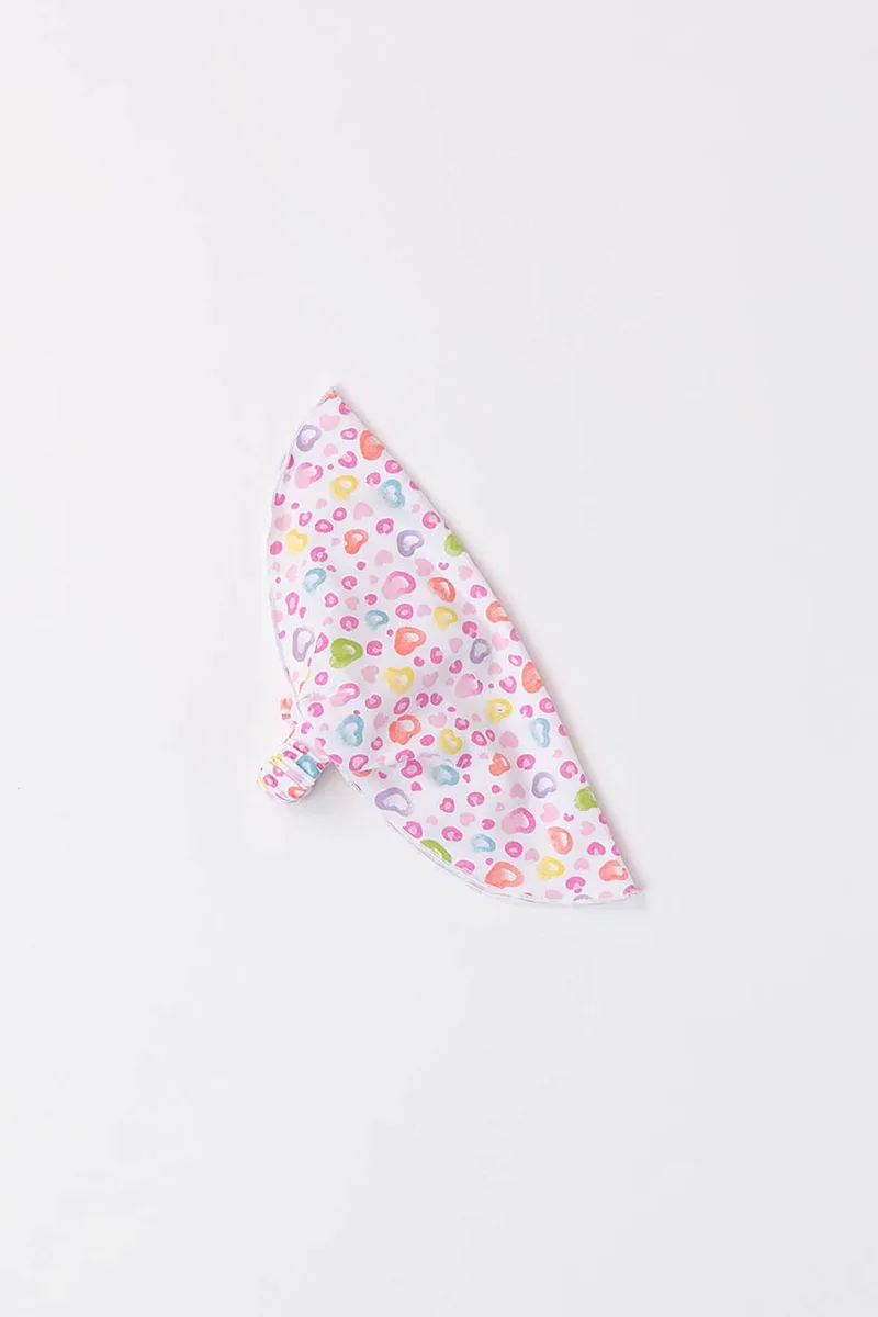 iDO βρεφική μπαντάνα με colourful heart pattern - 4.8955/00 Ροζ