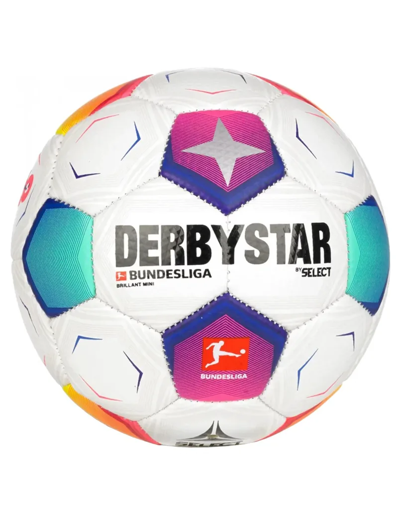 Derby Star Bundesliga Brillant 162009C Mini Μπάλα Ποδοσφαίρου Λευκή