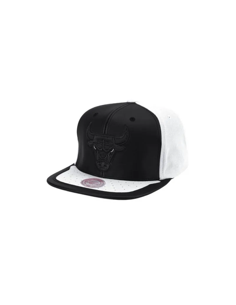 Mitchell & Ness Jockey με Ίσιο Γείσο Μαύρο 6HSSMM19224-CBUWHBK
