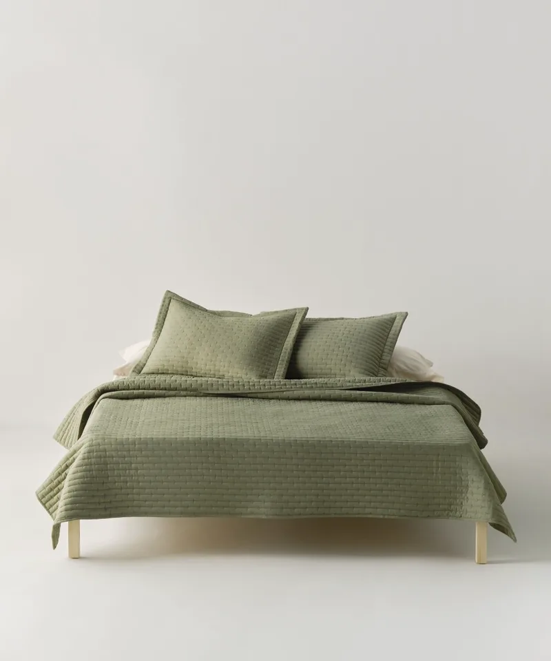 Σετ Κουβερλί Ημίδιπλο 2 Τεμαχίων Kentia Mason 2 Olive Green 180x240