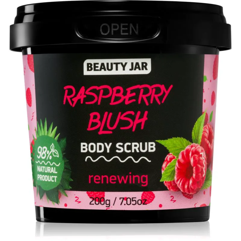 Beauty Jar Raspberry Blush δροσιστική απολέπιση σώματος 200 γρ