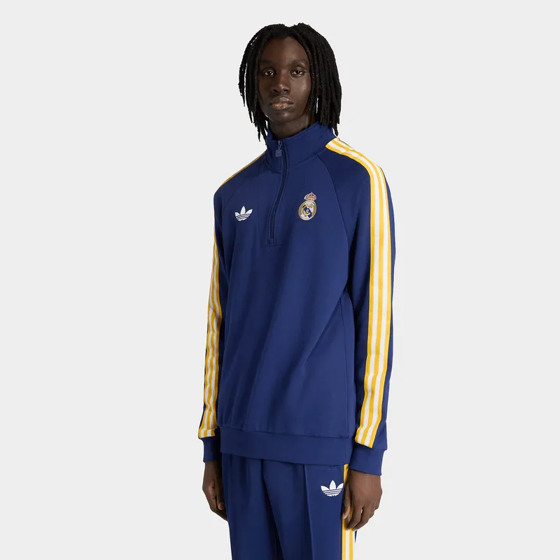 adidas M Real Madrid Originals Half Zip Top (9000274728_5123)