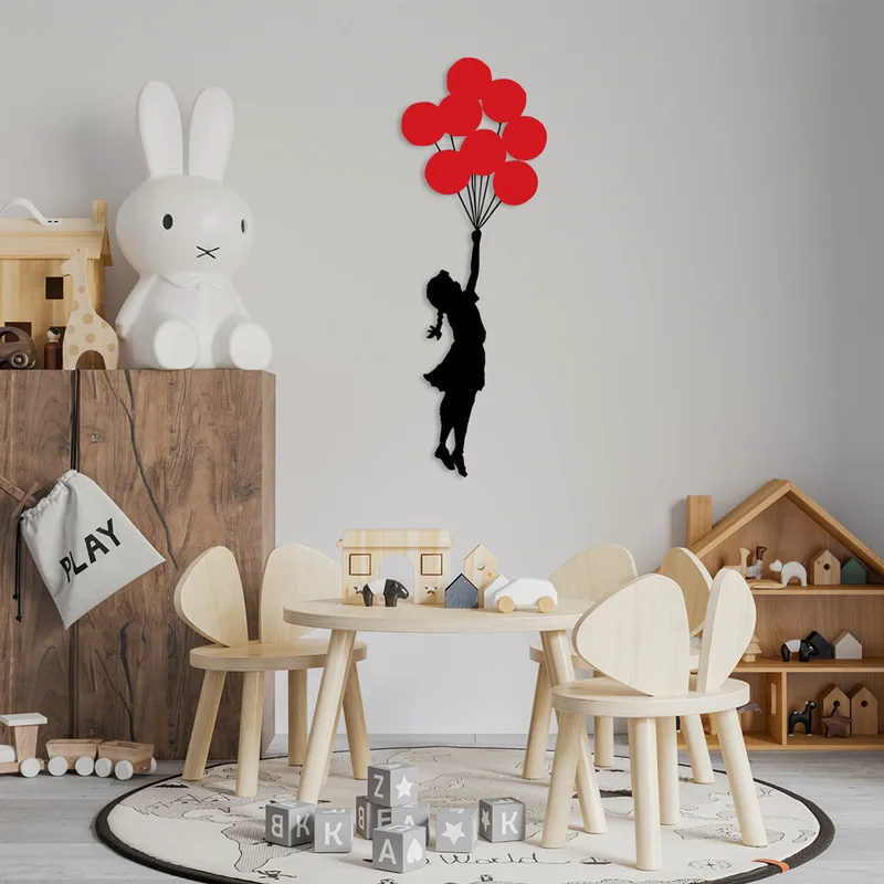 Μεταλλικό Διακοσμητικό Τοίχου Banksy - 11 891Tnl2301 100x34 cm