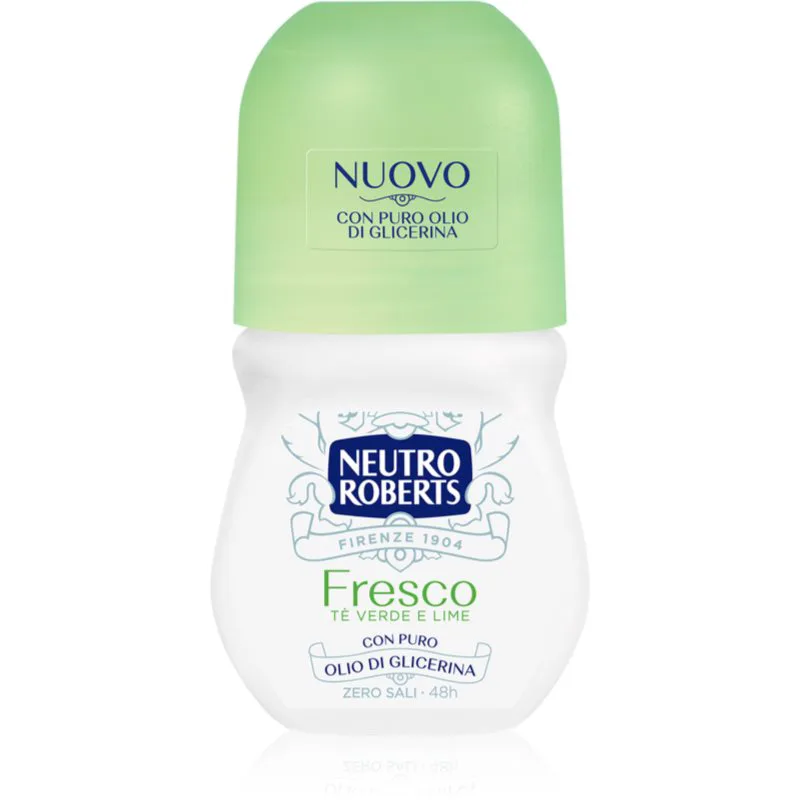 Neutro Roberts Tè Πράσινο e Lime Αποσμητικό roll-on με 48 - ώρη προστασία 50 ml