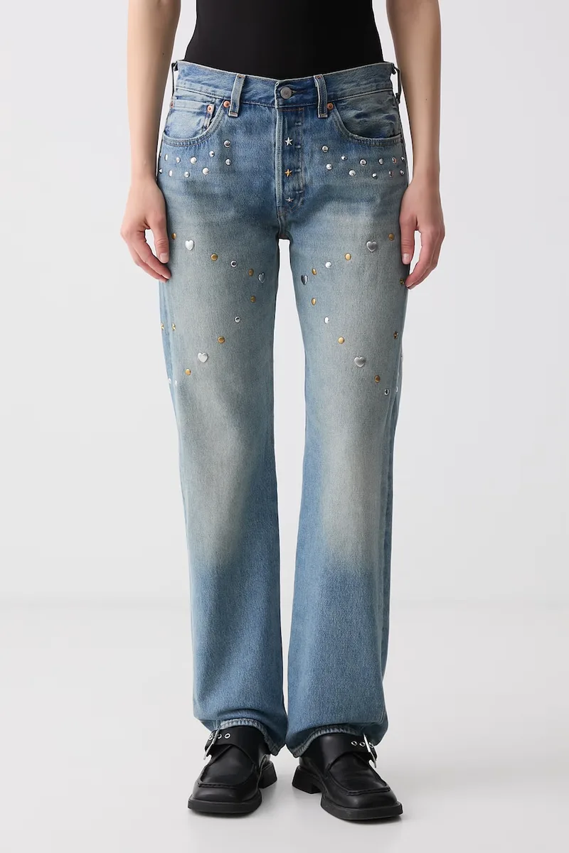 Levi's ίσια Γυναικεία ROAD WORN 501 x PRIDE