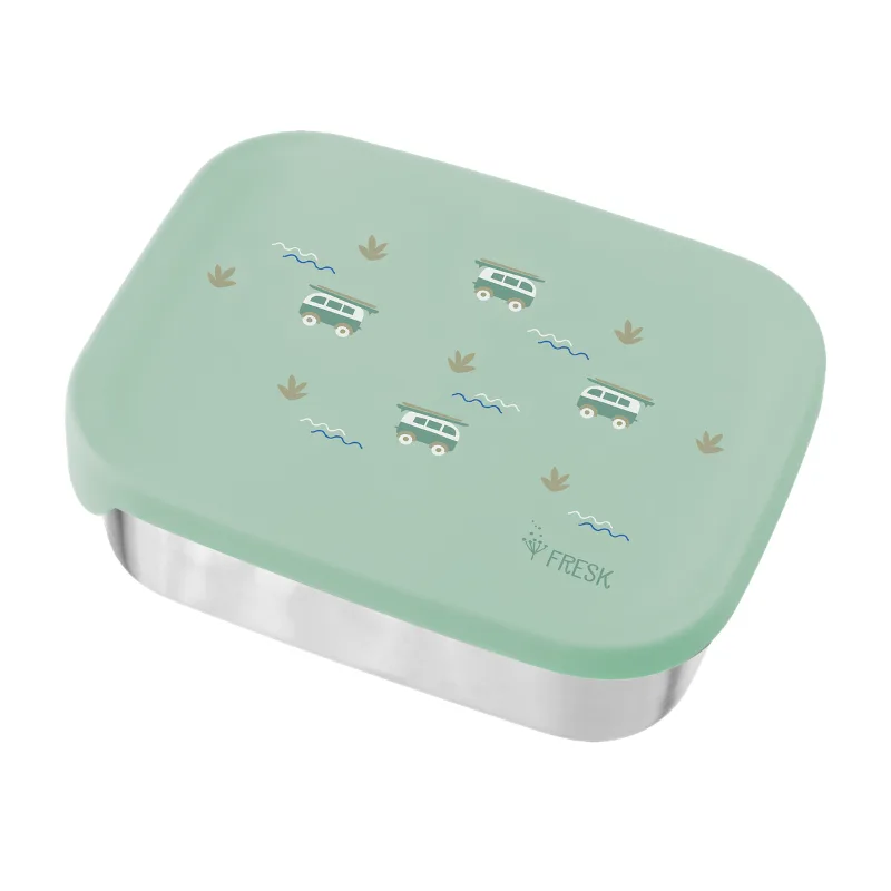 Δοχείο Φαγητού Fresk Με Καπάκι Σιλικόνης Surf boy FR-FD600-11