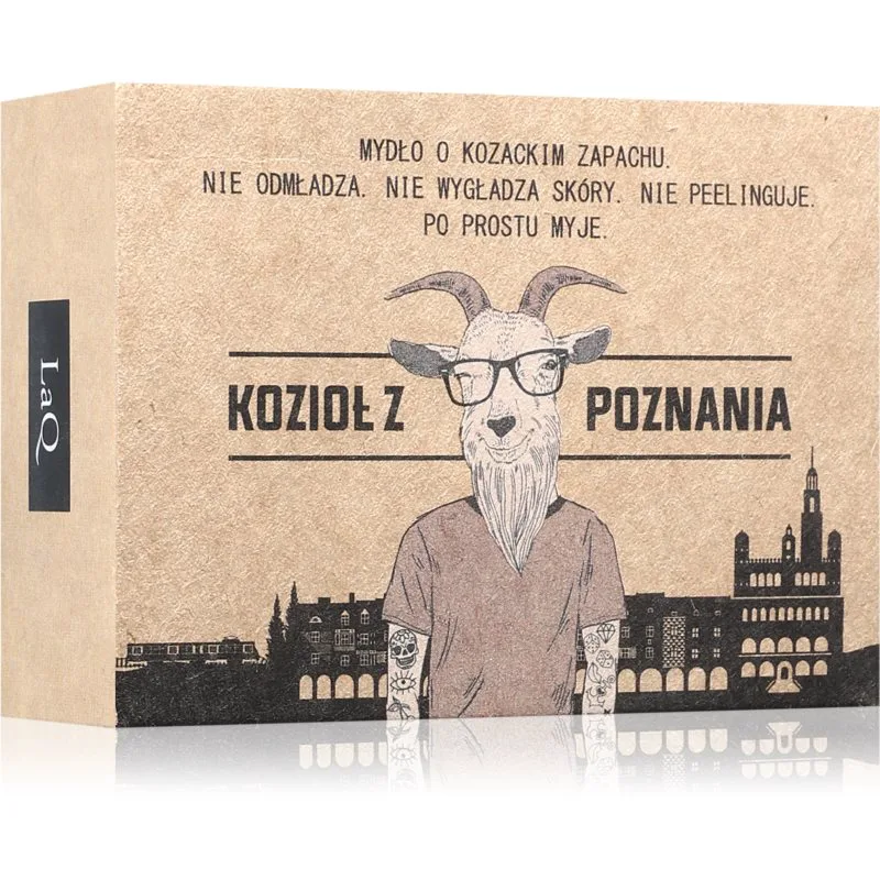 LaQ Goat From Poznaň πολυτελές στερεό σαπούνι 85 γρ