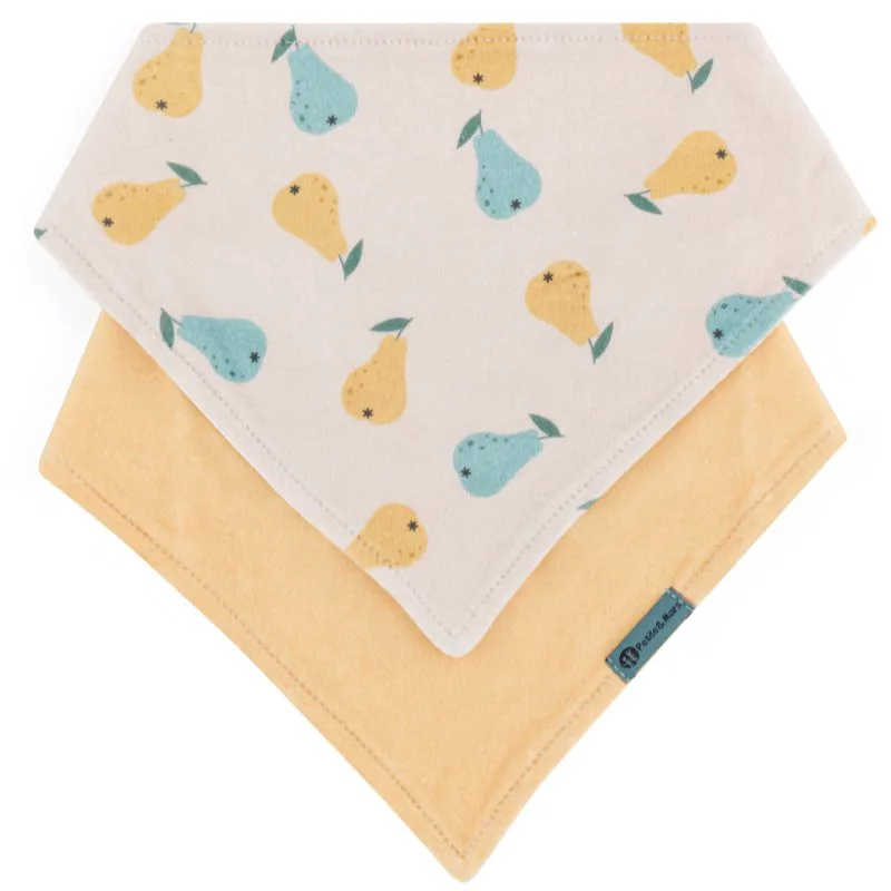 Petite&Mars Bandana Luke 3m+ σαλιάρα Μπεζ Pears&Intense Ochre 1 τμχ