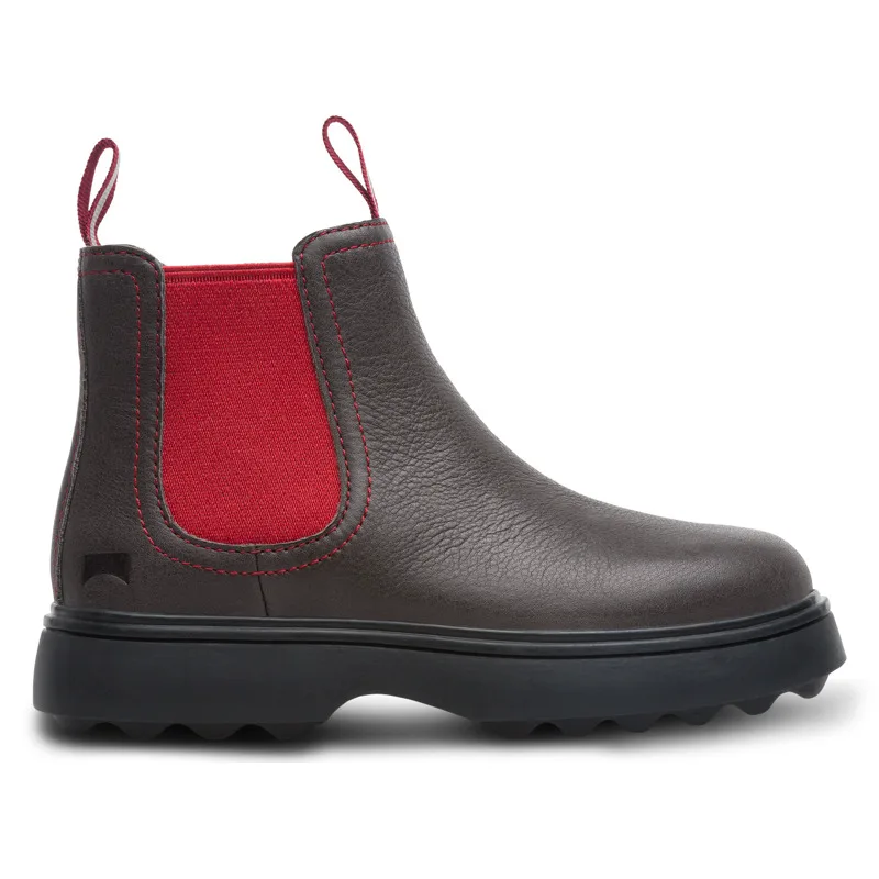 CAMPER Norte - Μπότες Για Παιδιά - Γκρι, Μέγεθος 34, Smooth leather