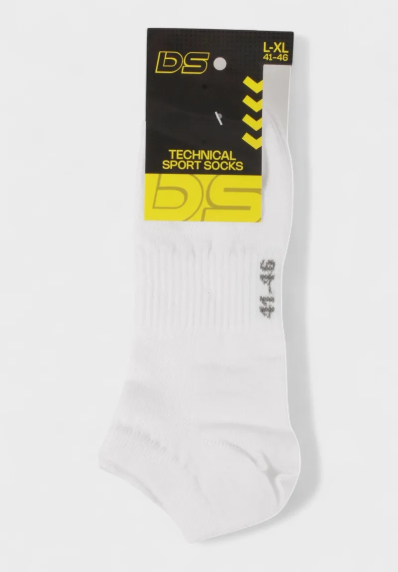 Unisex Κάλτσες DS Sport Eco Pack 3 Ζεύγη Λευκές DSECO4-1-Λευκό