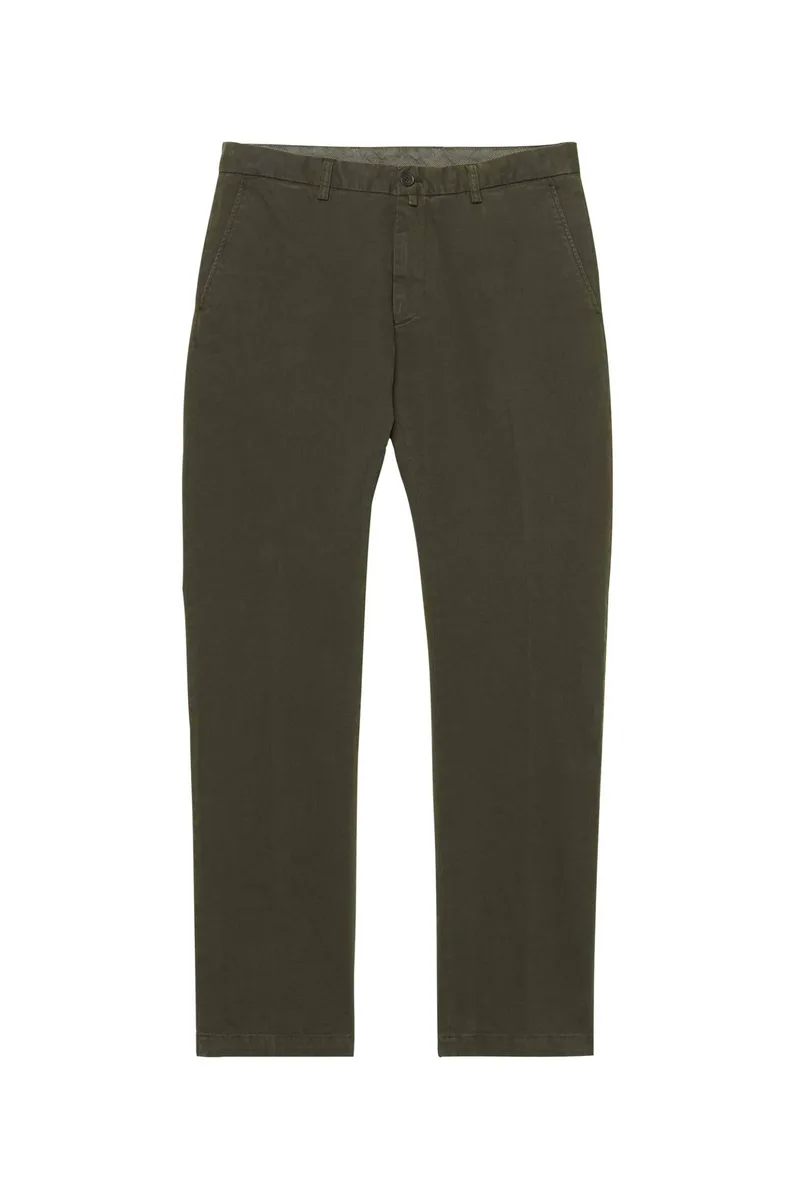 Gant ανδρικό chino παντελόνι μονόχρωμο (34L) - 1512533 Χακί
