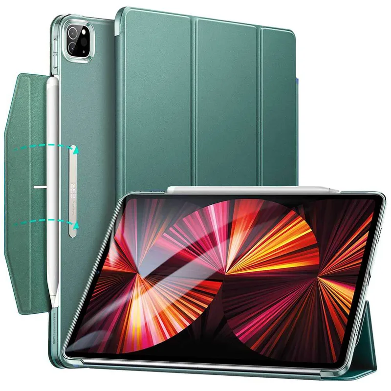 ESR Ascend Trifold with Clasp Forest Green iPad Pro 12,9 2021/2022