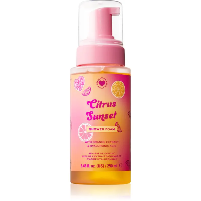 I Heart Revolution Citrus Sunset Shower Foam Αφροντούς 250 ml