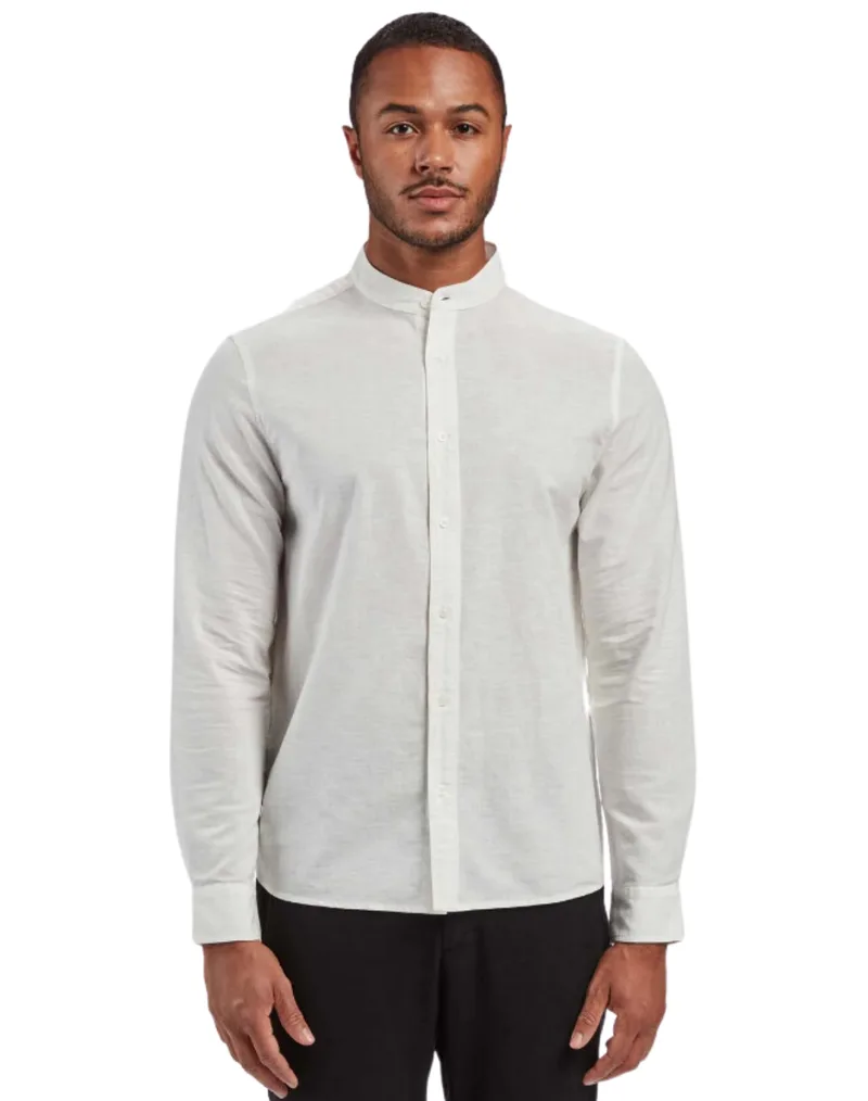 Gabba - Πουκάμισο Ανδρικό Ratter Linen Ls-White