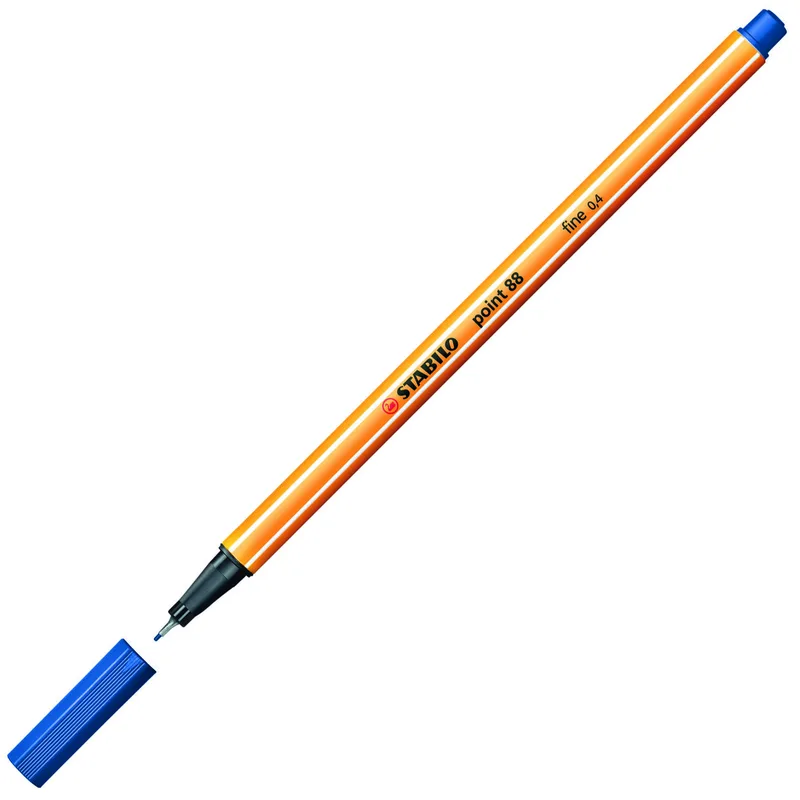 ΜΑΡΚΑΔΟΡΟΣ STABILO POINT 88/41 ΜΠΛΕ ΣΚΟΥΡΟ 0.4mm