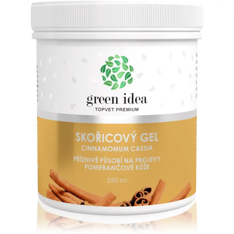 Green Idea Skořicový gel τζελ για μασάζ 250 ml