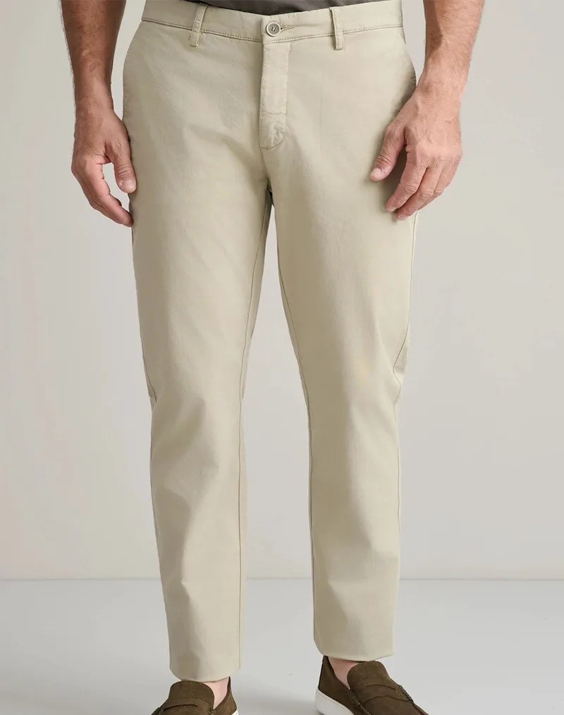 NAVY&GREEN ΠΑΝΤΕΛΟΝΙ ΑΠΙΕΤΟ MODERN FIT 24AG.1003MFA/93.3-Pale Khaki Biege