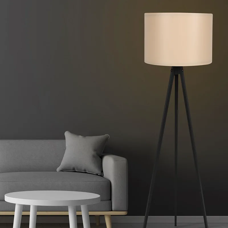 Φωτιστικό Δαπέδου A-G 390FLH1115 Cream/Black