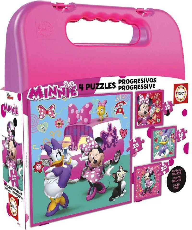 ΒΑΛΙΤΣΑΚΙ-ΠΑΖΛ EDUCA MINNIE 12-16-20-25 TMX (17638)
