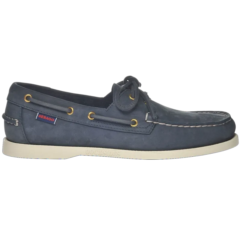 Sebago Ανδρικά Παπούτσια Δερμάτινα Ιστιοπλοικά Docksides Portland L7000GA0-A97R Μπλε