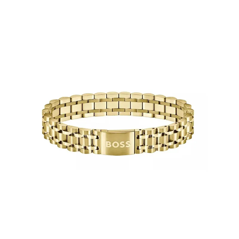 HUGO BOSS Ανδρικό Βραχιόλι Από Επιχρυσωμένο Ανοξείδωτο Ατσάλι 1580645