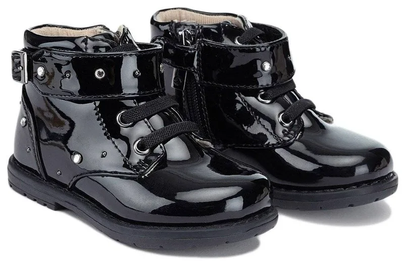 ΜΠΟΤΑΚΙ MAYORAL BIKER ΛΟΥΣΤΡΙΝΙ 42C 48.311-030 ΜΑΥΡΟ (EU:37)