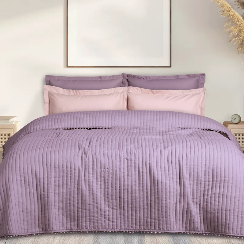 Κουβερλί Υπέρδιπλο 220x240 Das Home Happy 9627 Lilac 220x240