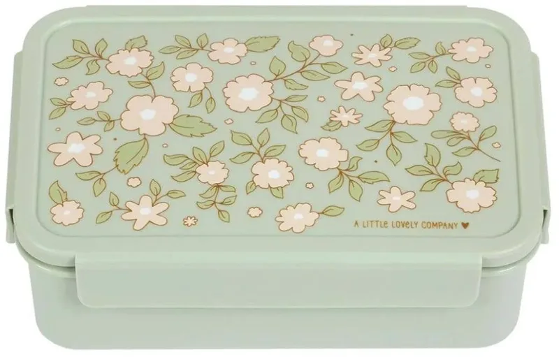 ΔΟΧΕΙΟ ΦΑΓΗΤΟΥ A LITTLE LOVELY COMPANY BENTO LUNCH BOX: BLOSSOMS-SAGE