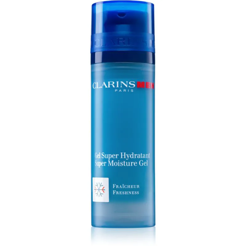Clarins Men Super Moisture Gel ενυδατικό τζελ για νεανική εμφάνιση 50 ml