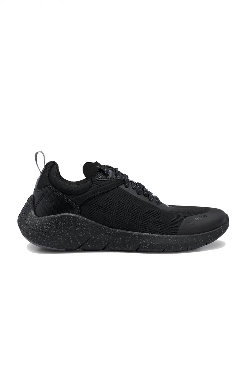 HUGO ΠΑΠΟΥΤΣΙ SNEAKERS WAYNE_RUNN_SMEBL ΜΑΥΡΟ