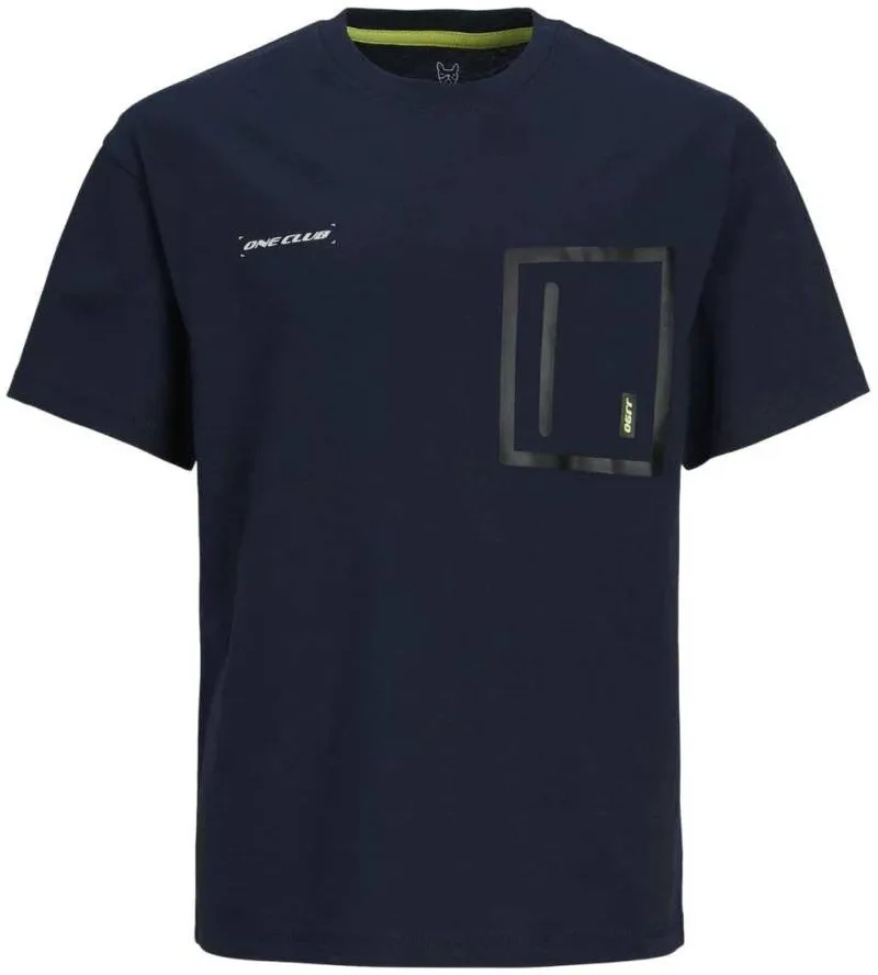ΜΠΛΟΥΖΑ ΚΟΝΤΟΜΑΝΙΚΗ JACK - JONES 12254252 JCOACTIVE ΣΚΟΥΡΟ ΜΠΛΕ (176 CM)-(16 ΕΤΩΝ)