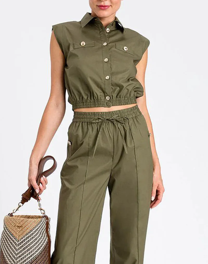 TWINSET ΠΟΥΚΑΜΙΣΟ 261TT2233-00914 DarkGreen