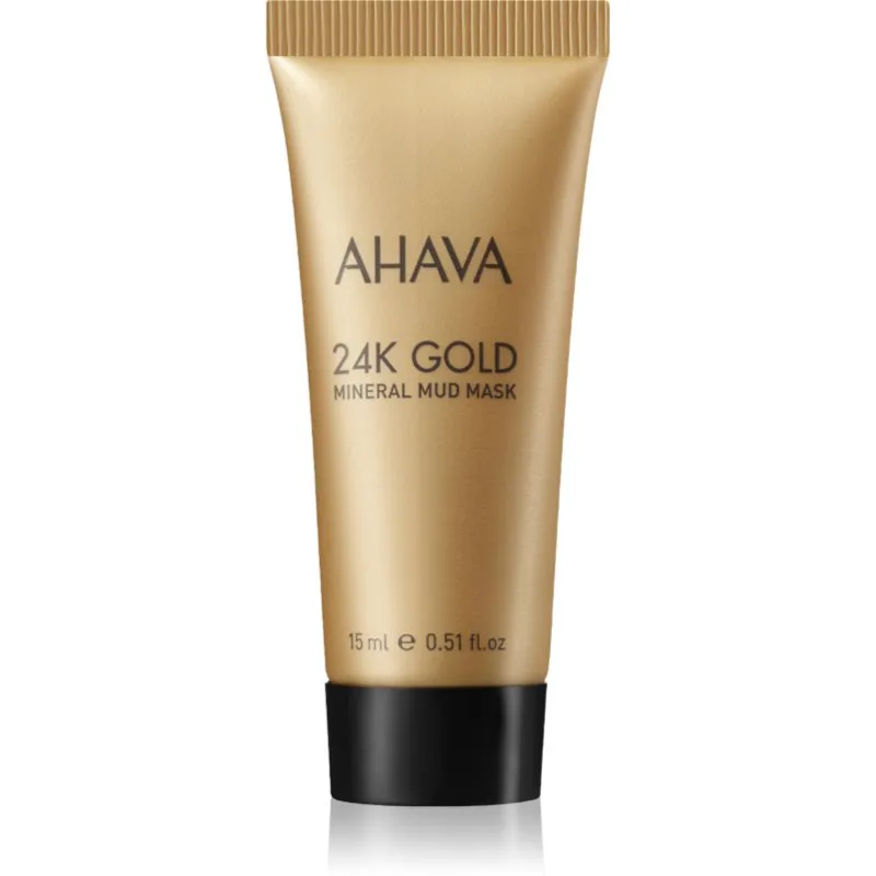 AHAVA Mineral Mud 24K Χρυσό Μάσκα λάσπης ορυκτών με χρυσό 24 καρατίων 15 ml