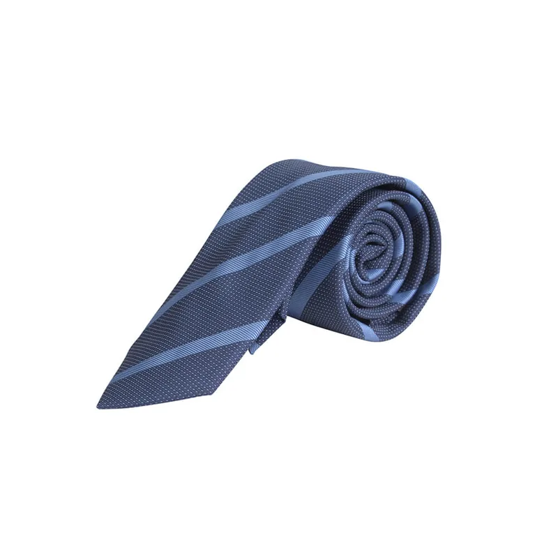 Prince Oliver Γραβάτα Μπλε/Σιέλ Ριγέ (Φάρδος 7 cm)